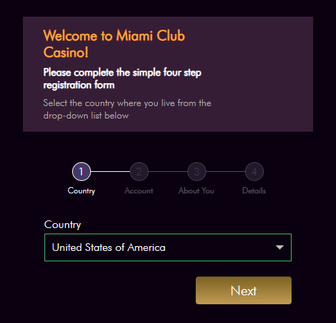 miami club casino registration