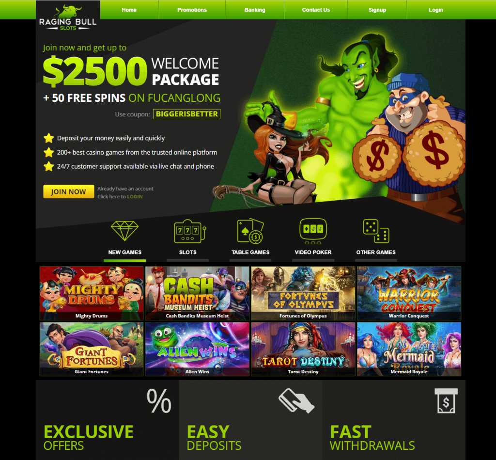 Raging Bull Casino Affiliates