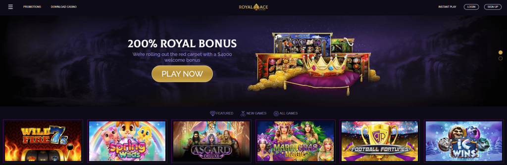 Royal Ace Casino 100 Free Spins