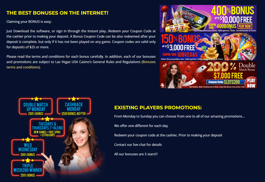 las vegas usa promotions