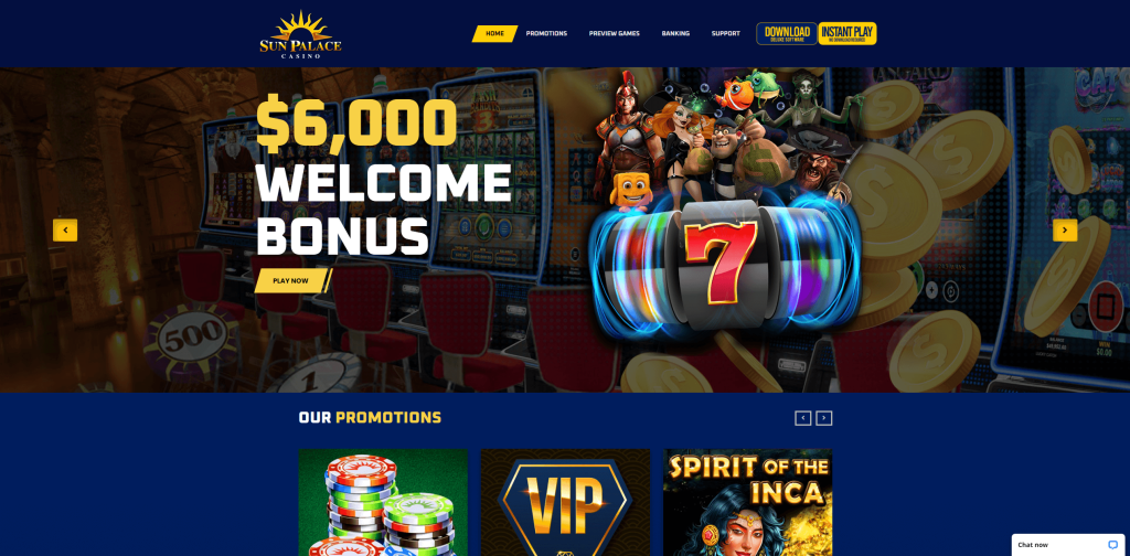 sun palace casino lobby